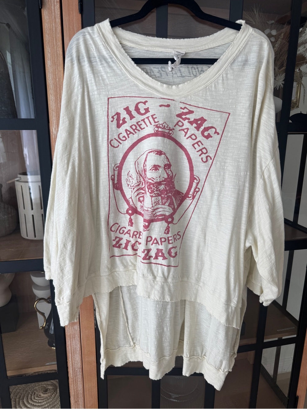 Magnolia Pearl 510 AMSDM Amsterdam Zig Zag logo rolling Tee tunic slouchy